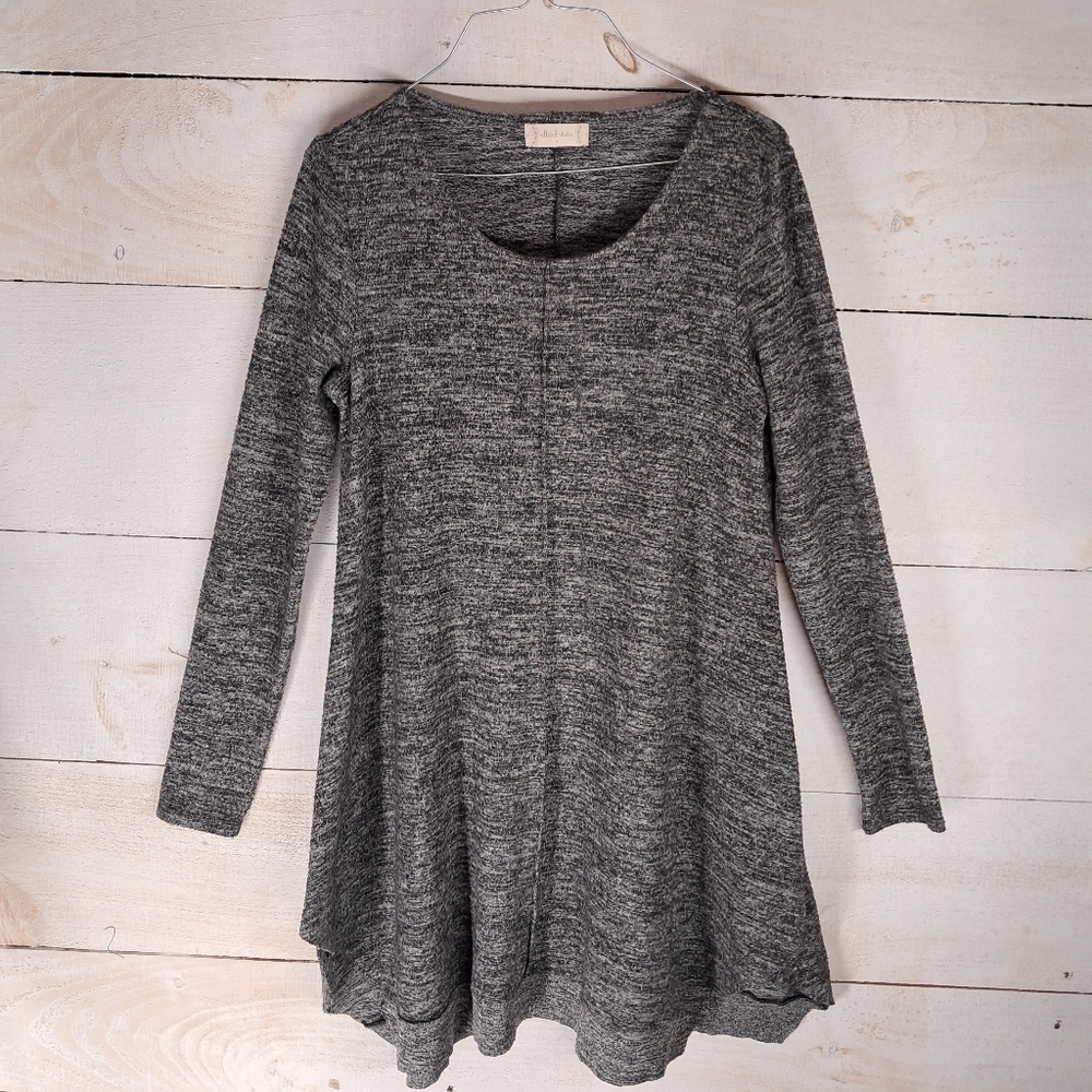 Altar'd State Grey Long Sleeve Dress Size Small
